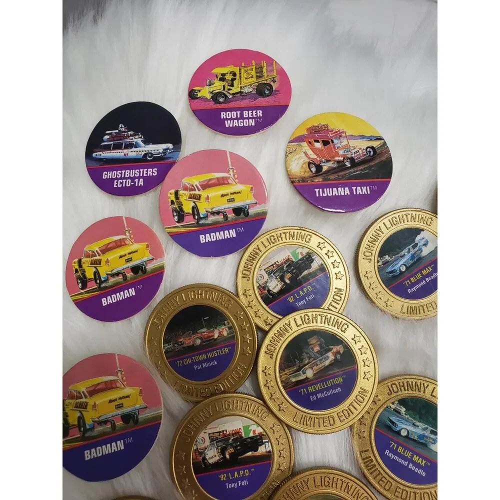 Lot 30+ JOHNNY LIGHTNING LIMITED EDITION‎ COLLECTOR COINS